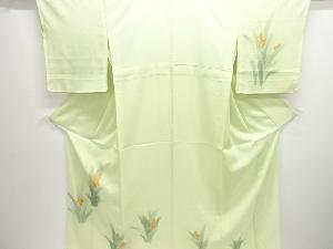 駒絽万年青模様訪問着